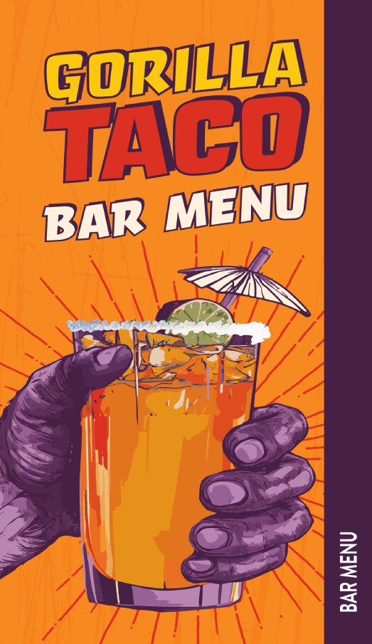 Gorilla Taco Bar Menu