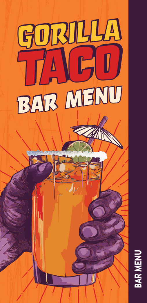 Bar menu cover